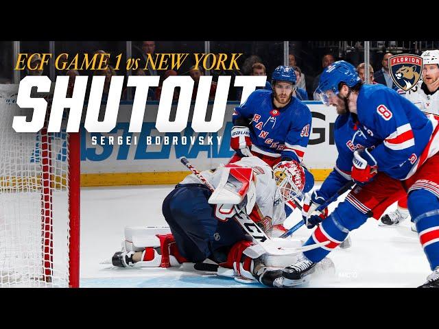 BOB-BY! BOB-BY! Sergei Bobrovsky SHUTS OUT New York in Game 1 of the ECF!