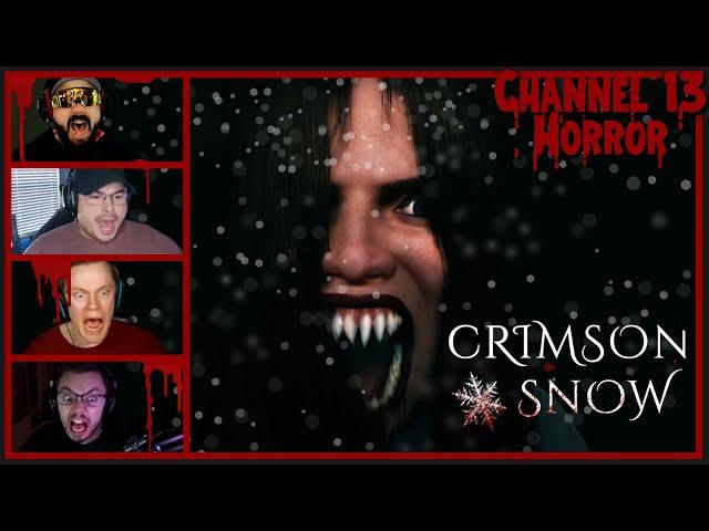 "She's Behind Me"  - Gamers React to Horror Game Crimson Snow