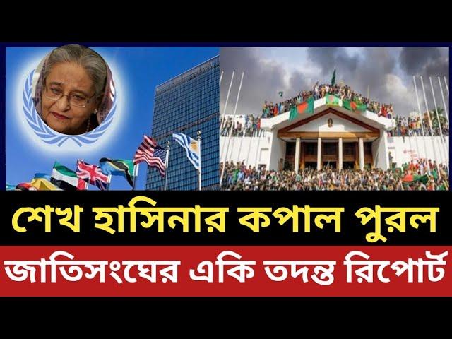 শেখ হাসিনার কপাল পুরল || জাতিসংঘের একি তদন্ত রিপোর্ট