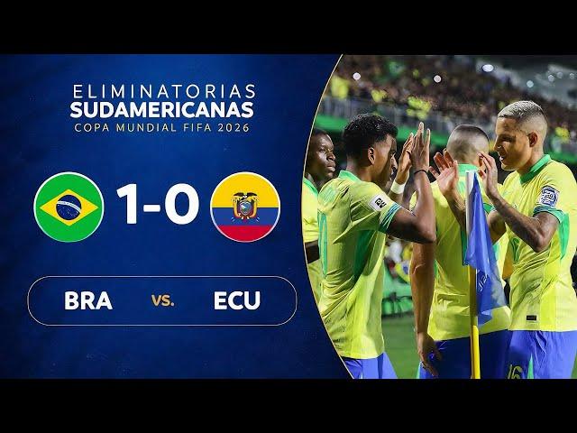 FULL MATCH: Brazil v Ecuador | 2026 World Cup qualifiers | September 2024