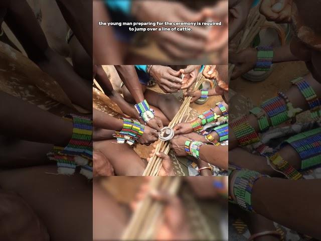 Marking his readiness for marriage #tribalmarriage #africantribes #shortvideo  #short