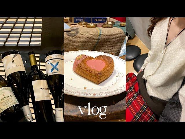 [vlog] Eat delicious food and spend the end of the year well 🫶│Yongridan-gil│King Crab│Wine│Stollen