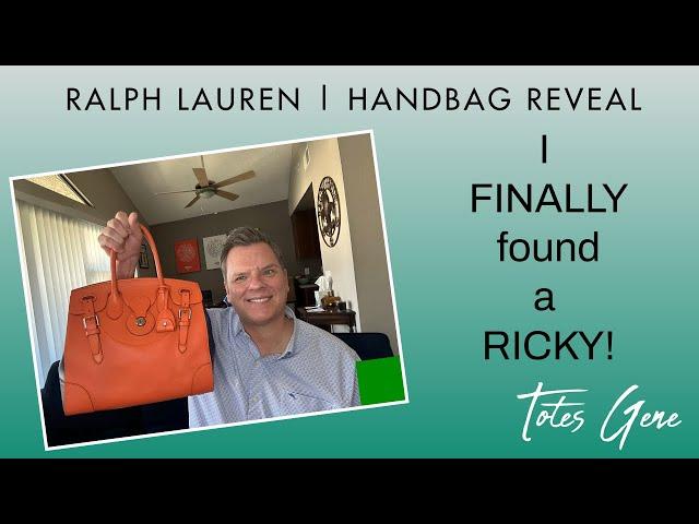 RALPH LAUREN | RICKY 33 REVEAL | MY FIRST REAL REAL PURCHASE!