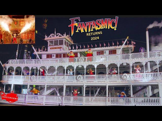 Fantasmic Returns to Disneyland Opening Night First Show 2024 [4K-60]