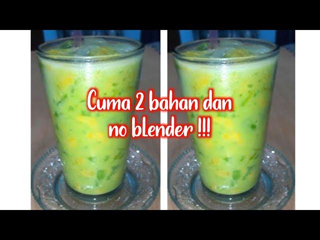 RESEP ES ALPUKAT KOCOK SUSU YANG SUPER GAMPANG BANGET (NO BLENDER) !!