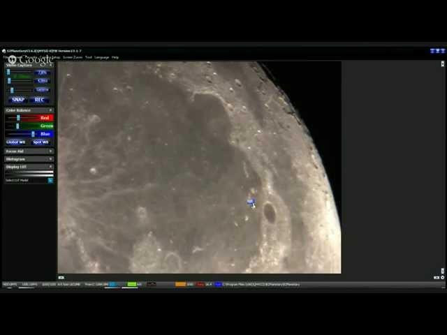 Moon through Amateur Telescope [LIVE]