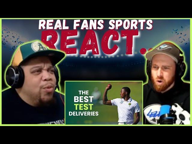 AMERICAN REACT TO UNPLAYABLE DELIVERIES IN TEST CRICKET | SWING, SPIN, AND SEAM || REAL FANS SPORTS