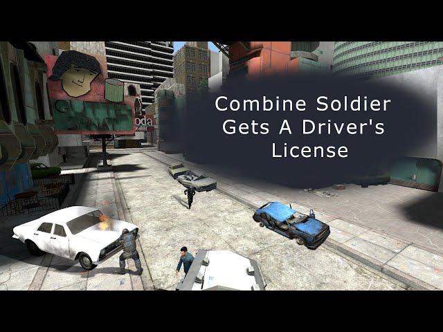 Combine Soldier Gets A Driver's License