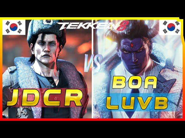 Tekken 8 ▰ BOA LUVB (Kazuya) Vs JDCR (Rank #1 Dragunov) ▰ Ultra High Level Matches!