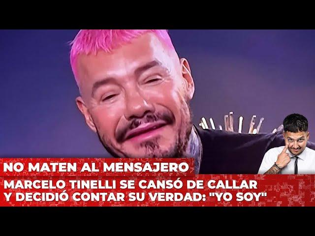 Marcelo Tinelli se cansó de callar y decidió contar su verdad: "Yo soy"