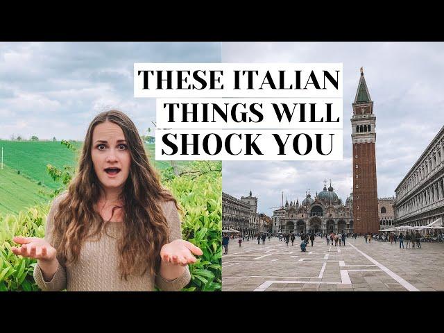 THINGS THATS SHOCK FOREIGNERS IN ITALY 