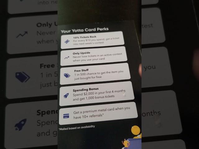 Yotta debit card