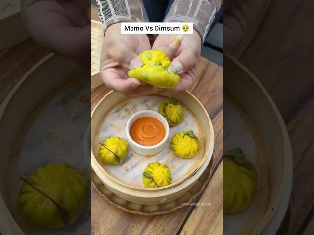 Momos vs Dim Sum  #ytshorts #momo #delhi