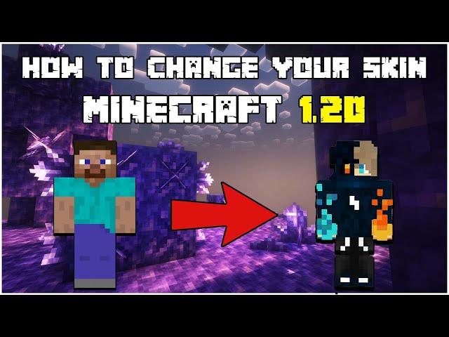 How To Change Your Minecraft Skin in Minecraft 1.20.6!