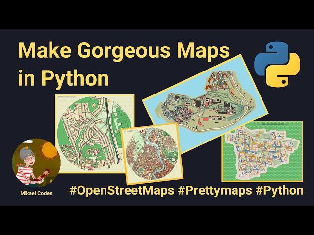 Create Gorgeous Maps with Prettymaps + Python