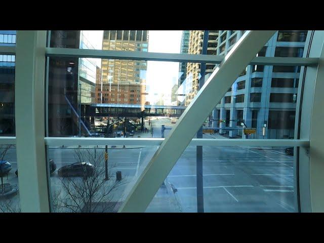 Winter walk in downtown Calgary | +15 Skywalk System | The Core Shopping Centre | Devonian Gardens