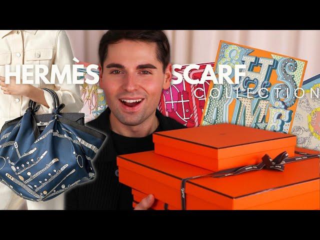 You NEED an HERMES SCARF & This is WHY | My HERMES SCARF COLLECTION | Best way to STYLE HERMES SCARF
