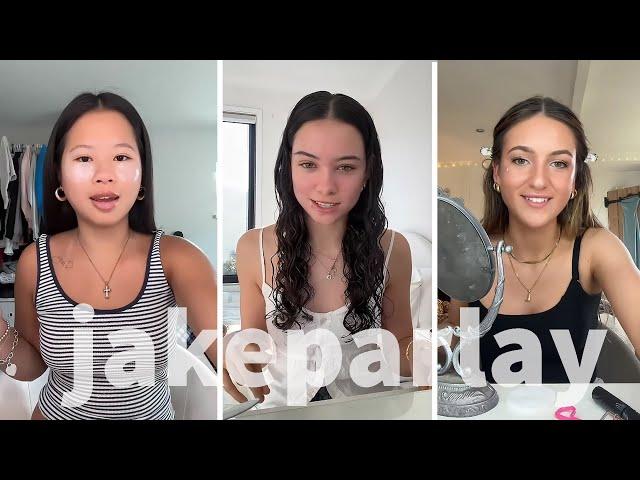 Makeup Tutorial Tiktok Compilation - GRWM  ( Get Ready With Me ) ️(Skincare, Makeup, Outfits) 771