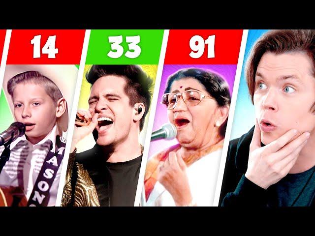 BEST SINGERS BY AGE (11-91 Years Old)
