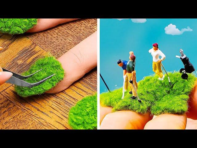 Creating Tiny Worlds on Skin Canvas! Miniature Photo Art with Everyday Objects