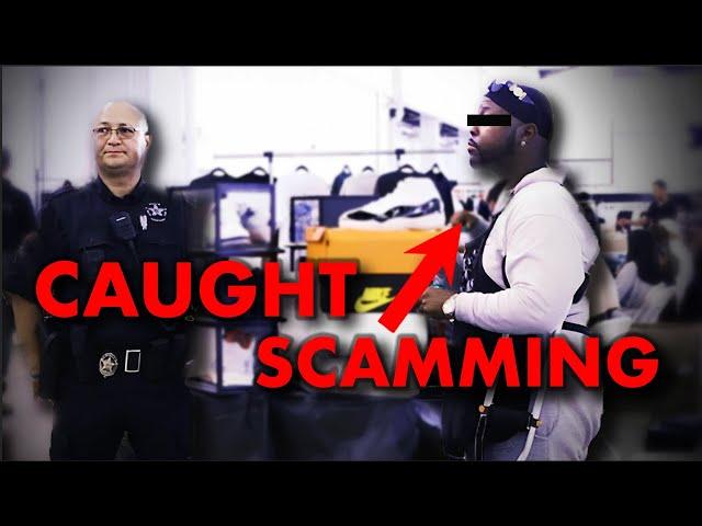 Exposing SCAMMER at SneakerCon.