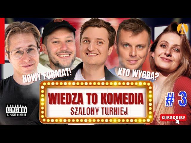 WIEDZA TO KOMEDIA #3 - Krajewski, Chachulska, Kołecki, Dybski, Sikora (Turniej Komediowy)