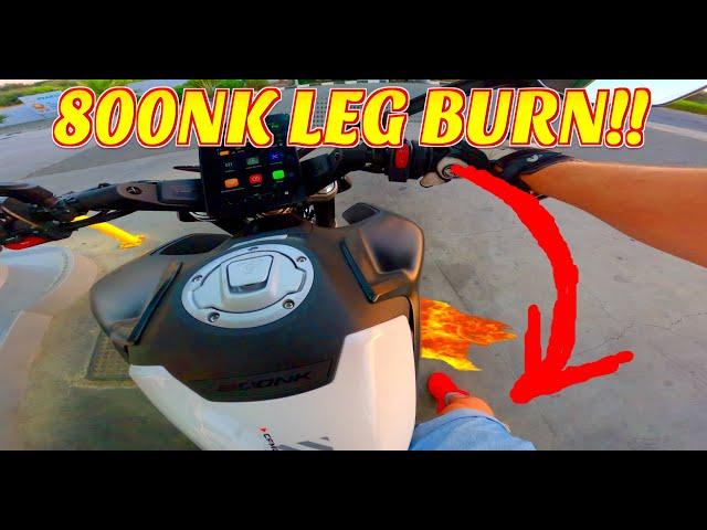 CFMOTO 800NK Advanced 2024 First impression TEST, SOUND, Leg BURN!!