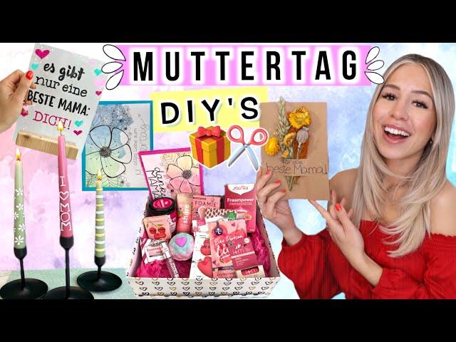 DIY MUTTERTAGS GESCHENKE 2022  Geschenkideen zum Muttertag selbst basteln - Cali Kessy