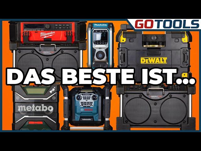 Die Top-Baustellenradios im Vergleich: Welches ist das Beste? Mit Verlosung!