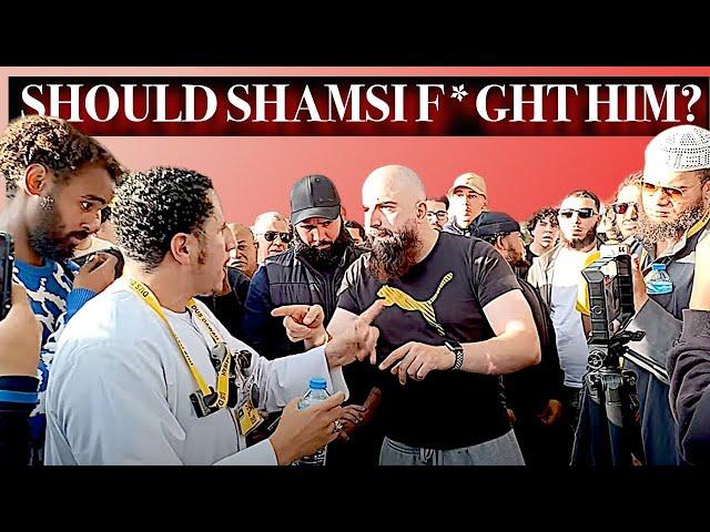 Should Shamsi F*ght Him? Shamsi Speaker's corner