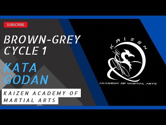 BROWN-GREY GODAN / Kaizen Academy of Martial Arts