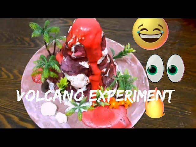 Volcano Experiment for kids science experments for kids