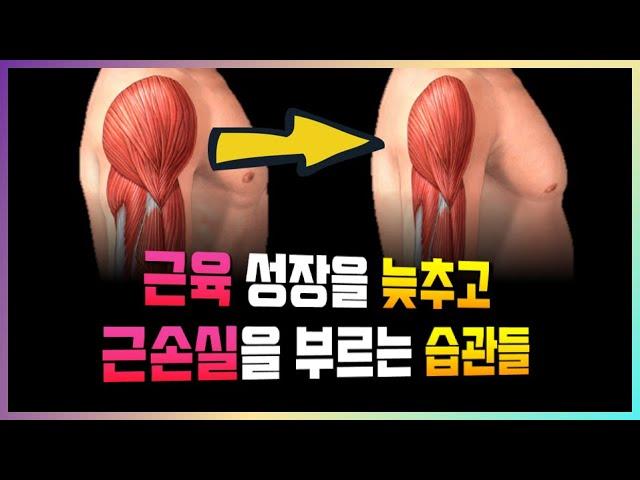 운동해도 근육 안 자라고 쉬면 근손실 오는 이유들