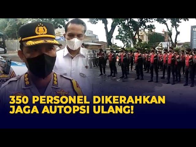 Polda Jambi Kerahkan Pasukan Amankan Autopsi Ulang Brigadir J