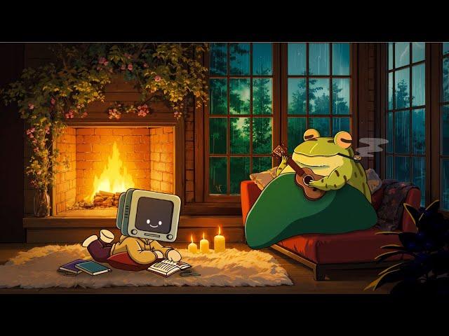 strangely peaceful and cozy  calm your anxiety, relaxing music - lofi hip hop mix - aesthetic lofi