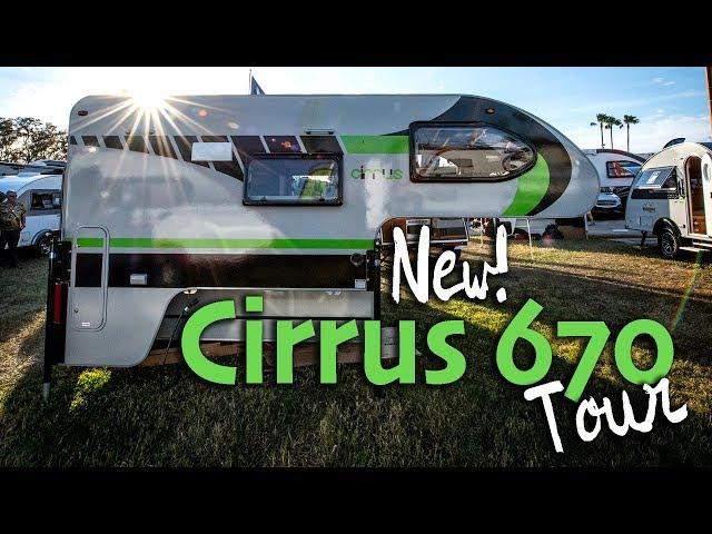 Cirrus 670/720 Tour! The new light-weight short bed truck camper!