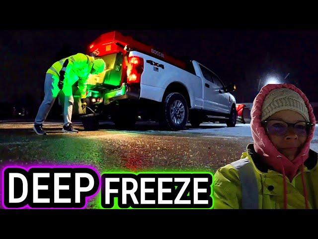 BRUTAL STORM SEVERE WINDS | BATTLING ICE ALL NIGHT LONG!