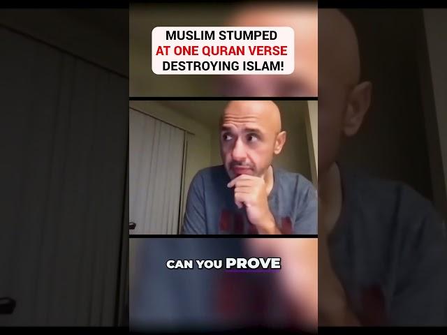 Muslim STUMPED At ONE Quran VERSE DESTROYING Islam | Sam Shamoun