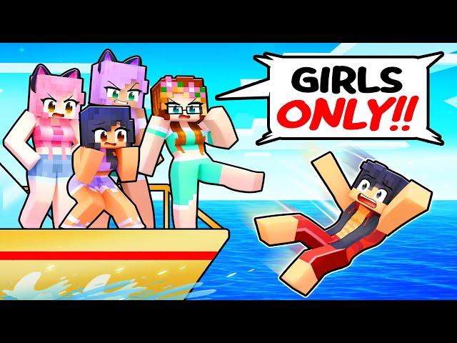 ONE BOY on a GIRLS ONLY $1,000,000 Yacht!