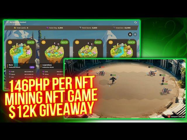 146PHP LANG PUHUNAN - Mining Idle NFT Game - $12K Giveaway - Chain of Legends - Matagal na to