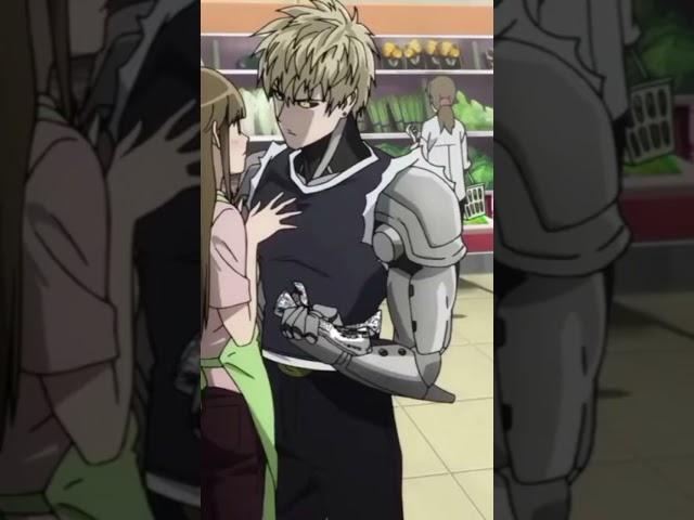 GENOS FLIRTING WITH GIRL 1   ONE PUNCH MAN