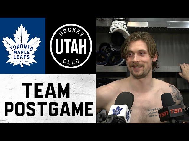 Maple Leafs Media Availability | Postgame at Utah Hockey Club | March 10, 2025