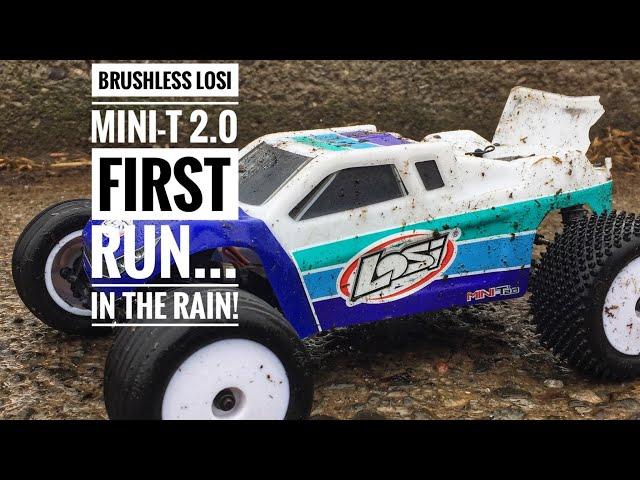 Brushless Losi Mini-T 2.0/ first run!