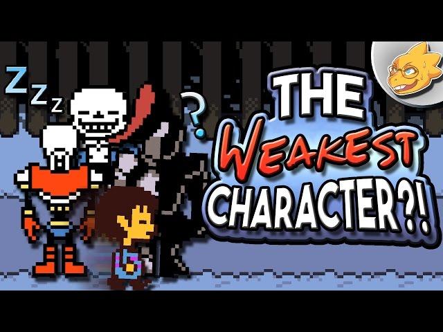 Is Sans Secretly The Weakest Character In UNDERTALE? Undertale Theory | UNDERLAB