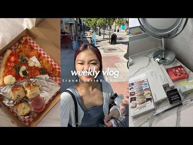 manila to california   ⁺ ₊ pack with me, usa vlog, sephora haul, staying in santa monica
