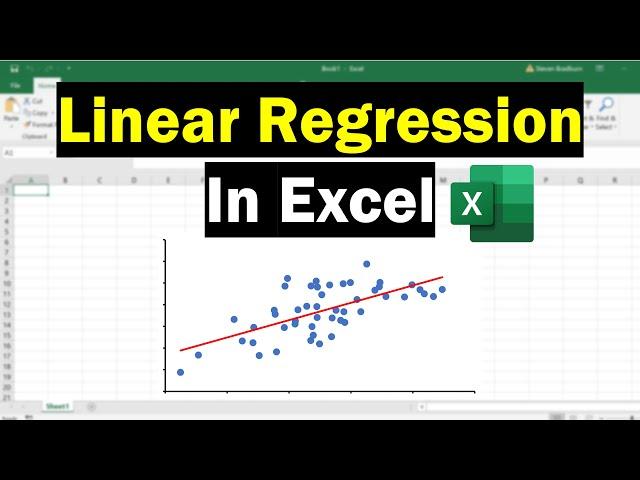 How To Perform Simple Linear Regression In Excel