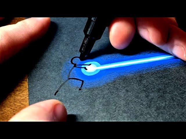 Dessin facile à faire : ce Kaméhaméha illumine la feuille en 2 minutes