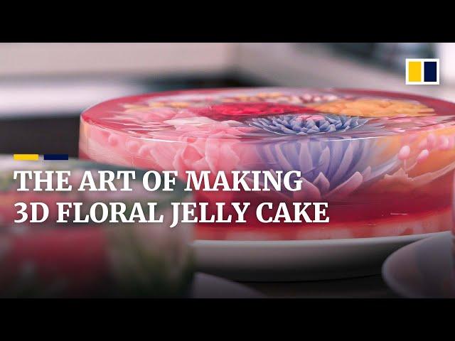 Crafting floral jelly cakes with former Malaysian architect turned 3D dessert artist