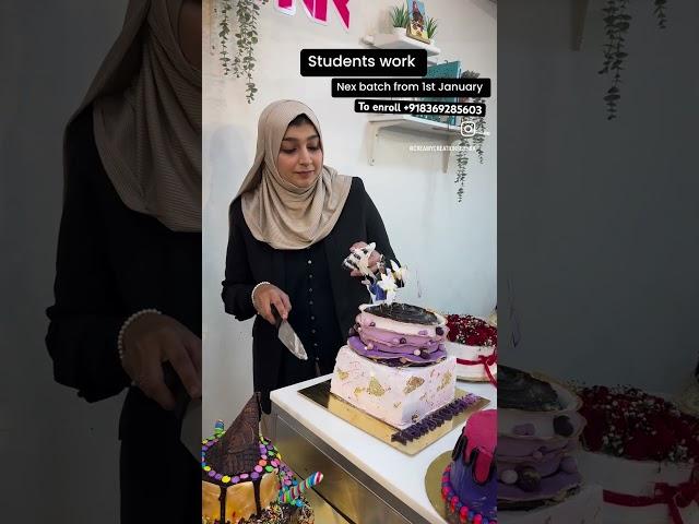 HKR baking academy tier cake | fondant cake | chocolate cake | Mumbai