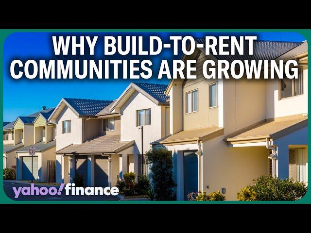 Build-to-rent communities are gaining in popularity amid a difficult real estate market